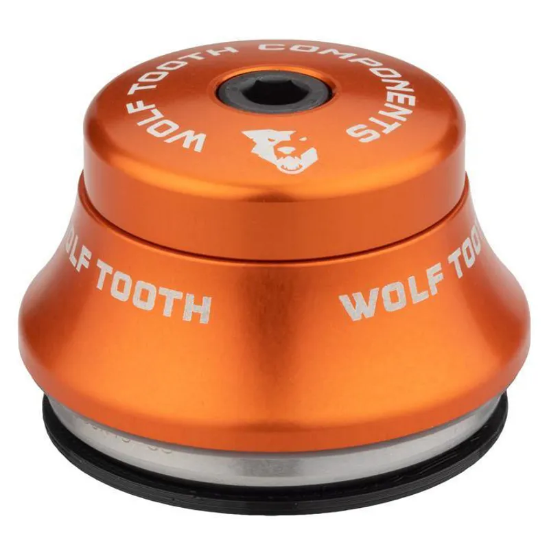 Wolf Tooth Precision IS41 28.6/15 Integrated Standard Headset in Orange-1
