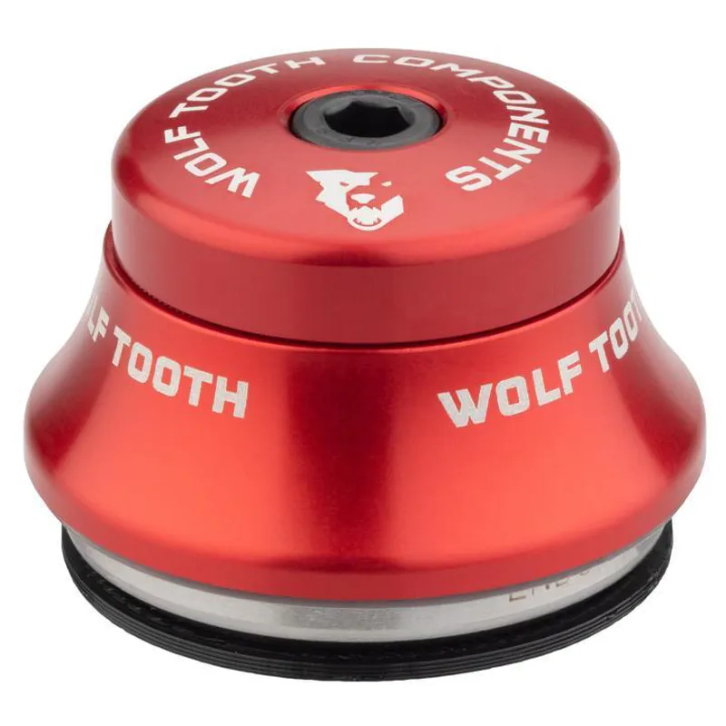 Wolf Tooth Precision IS41 28.6/15 Integrated Standard Headset in Red-1