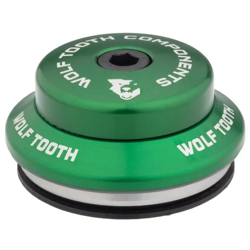 Wolf Tooth Precision IS41 28.6/15 Integrated Standard Headset in Green-2