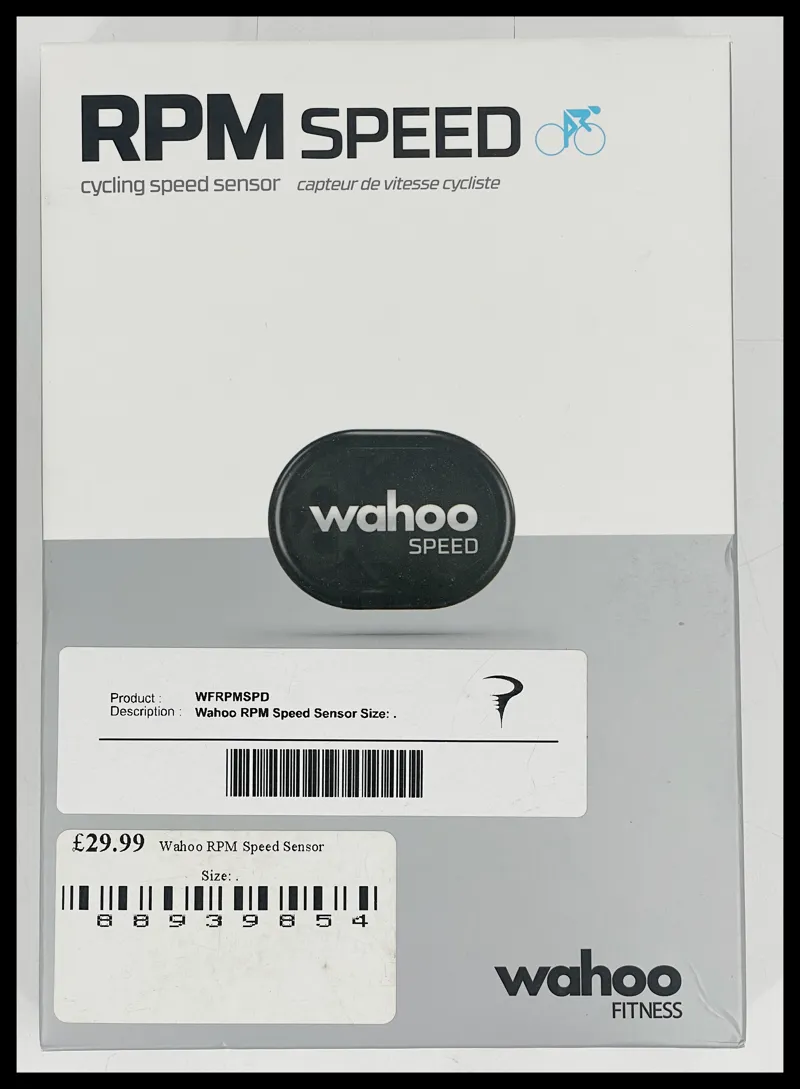 Wahoo RPM Bike Speed Sensor in Black