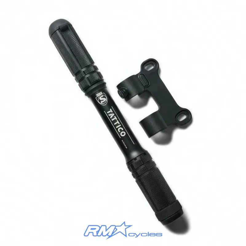 Silca - Tattico Mini Pump w/Bottle Cage Mount.