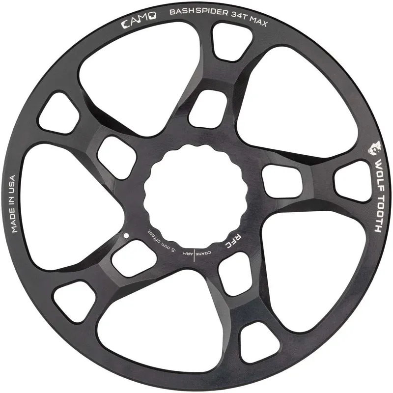 Wolf Tooth CAMO Bash Spider M5 Offset / Black-1