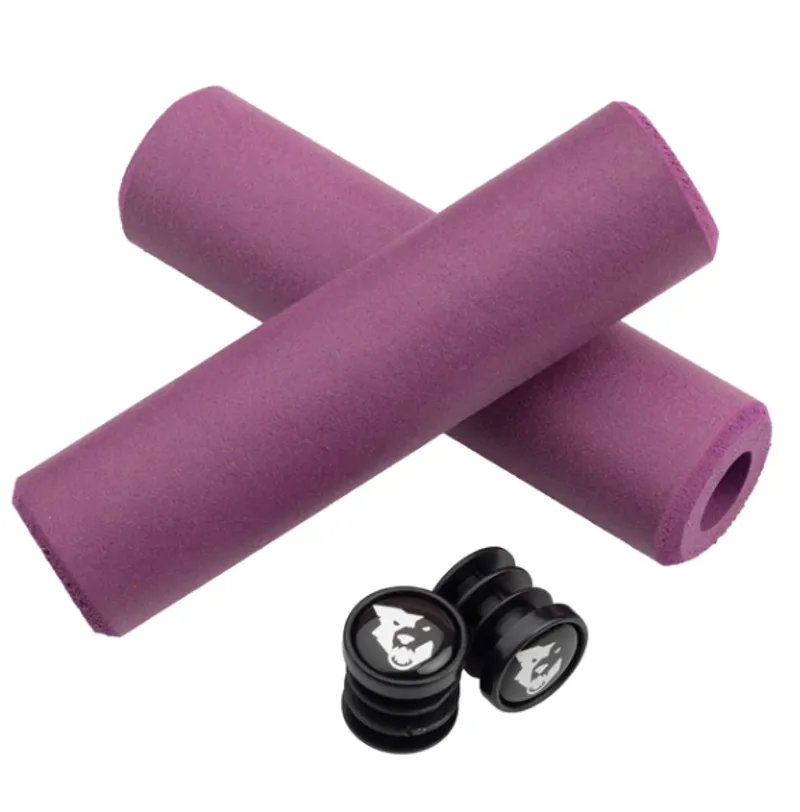 Wolf Tooth Fat Paw 9.5mm Mountain Bike Grips in Purple