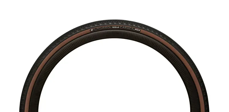 Hutchinson Caracal Race 700c Gravel Tyre in Black/Tan Wall-2
