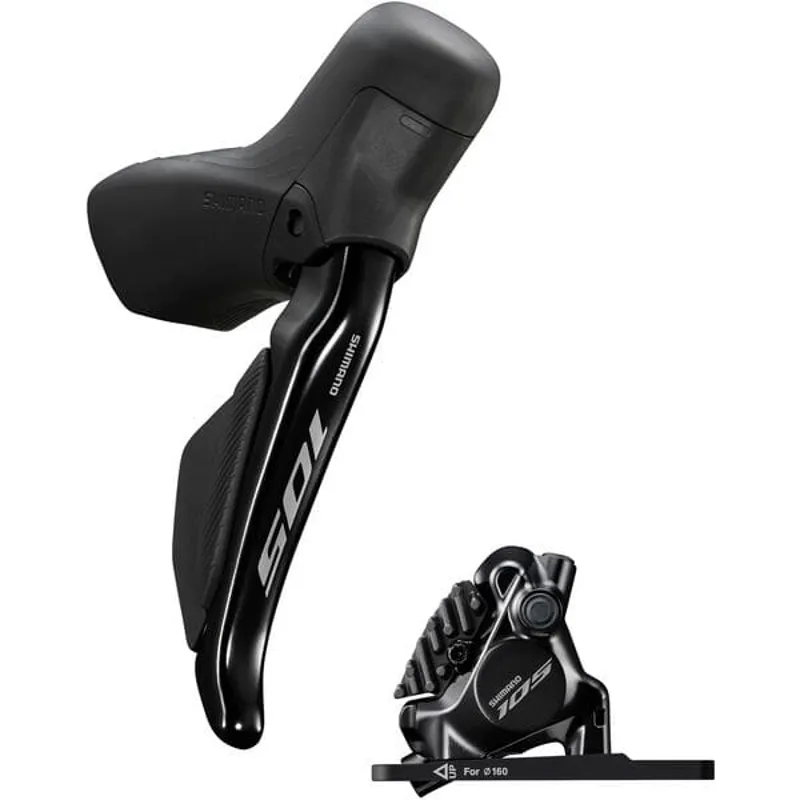 STI LVR 105 R7170 Di2/Hydra RH FR Black 12-speed right