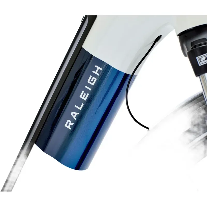 Raleigh Motus Low Step Derailleur Gear E-Hybrid Bike in Sparkling White-3