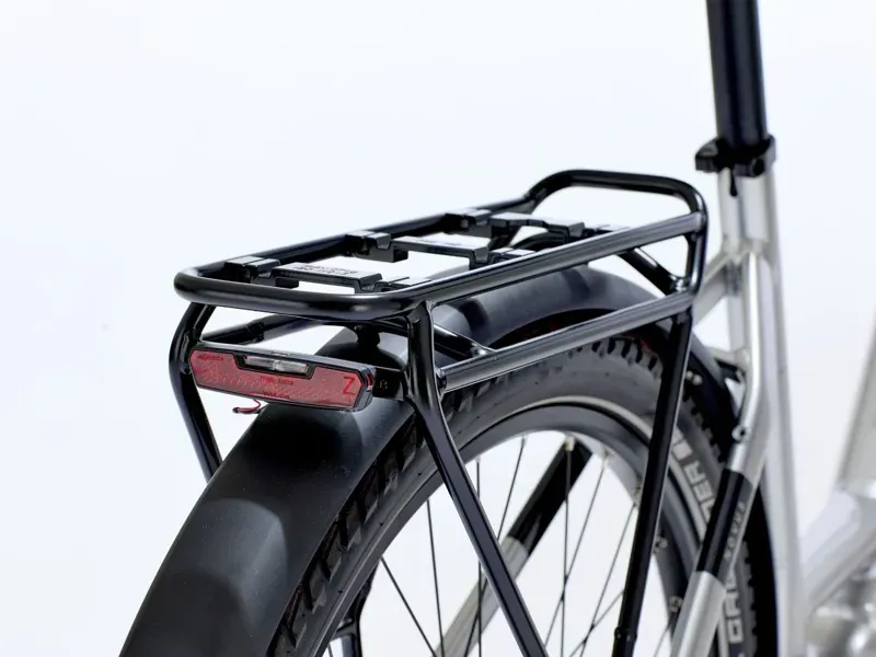 Raleigh Novus Lowstep Derailleur Gear E-Bike in Titanium-5