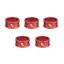 Wolf Tooth 5-pack 15mm Precision Headset Spacers in Red 