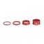 Wolf Tooth Precision Headset Spacer Kit in Red