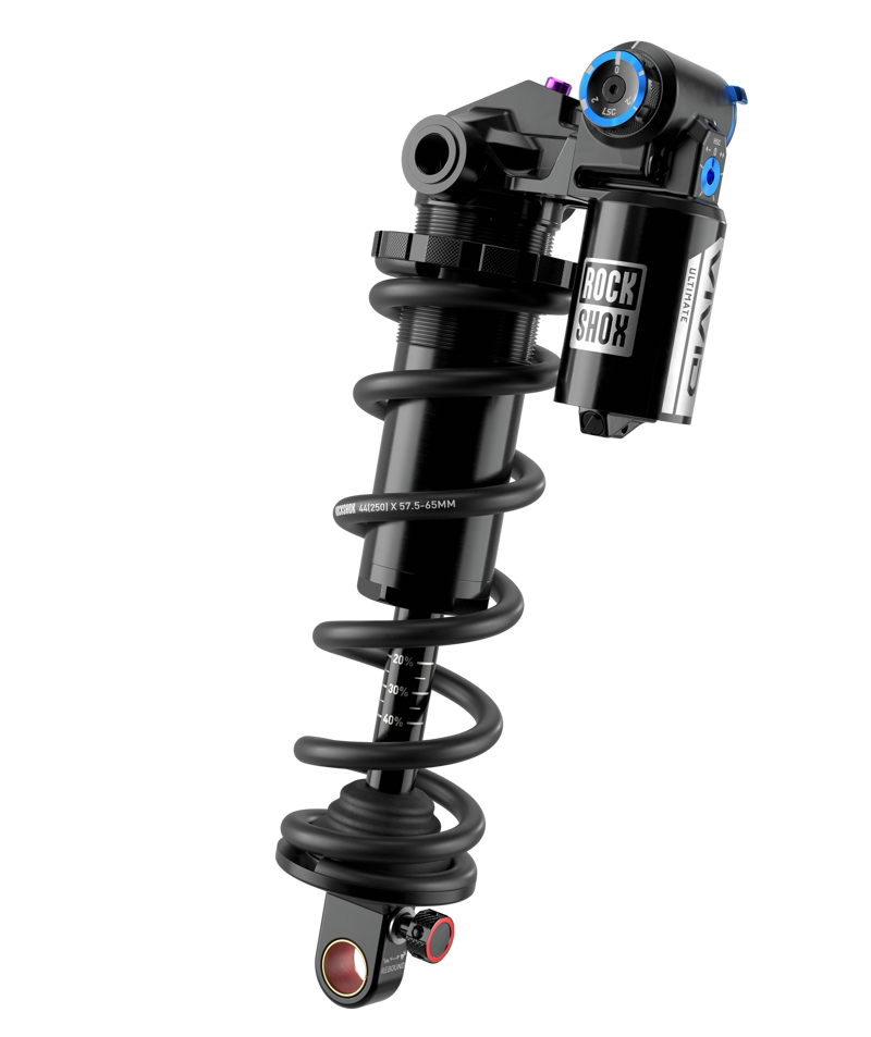 RockShox Rear Shock Vivid Coil Ultimate RC2T - Standard Trunnion - D1: REB55/COMP34
