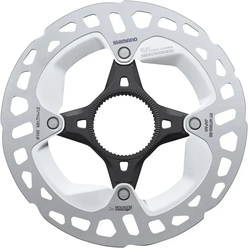 Shimano Deore RT-MT800 Ice Tech 203 mm Disc Rotor with External Lockring