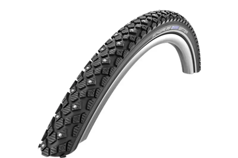 Schwalbe Winter 26x1.75-inch K-Guard Wired Tire in Black/Reflect