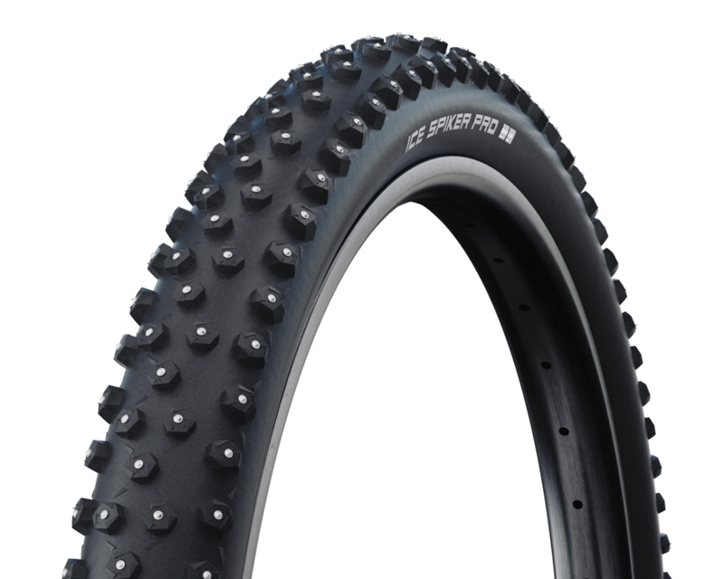 Schwalbe Ice Spiker Pro Performance RaceGuard Wired Tyre in Black-1