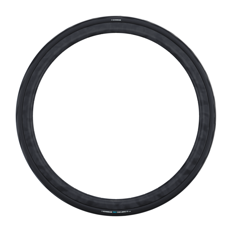 Schwalbe Pro One Aero Evo RG Fld. TLE Rear Road Bike Tyre in Black-1