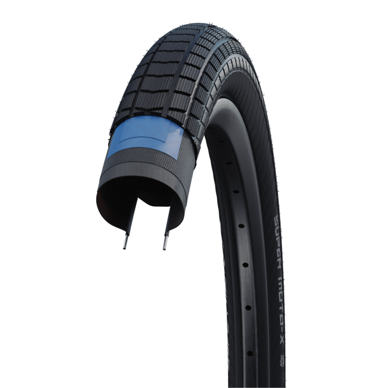 Schwalbe Super Moto-X Perf. RaceGuard 27.5x2.80-inch Tyre in Black-2