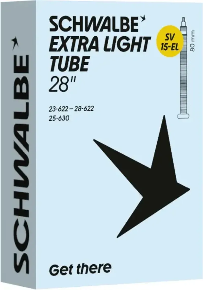 Schwalbe SV15-EL - 700 X 23-28mm Extra Light Tube - Presta 80mm-5