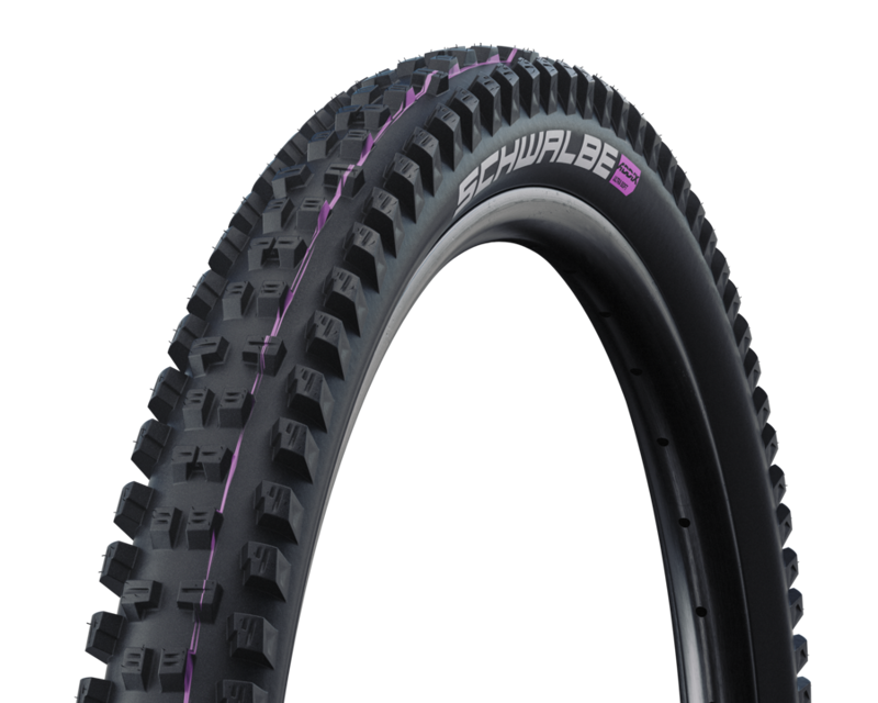Schwalbe Tacky Chan S-Trail Addix U-Soft TLR 29x2.4-inch Tyre in Black