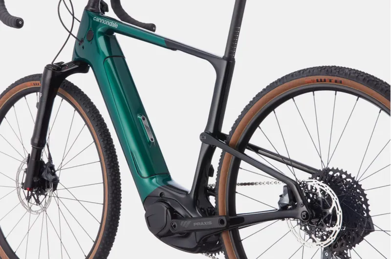 2021 Cannondale Topstone Neo Carbon Lefty 1 eGravel Bike in Green-2