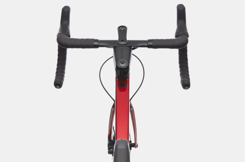 2021 Cannondale SuperSix EVO Hi-MOD Disc Ultegra Road Bike in Red-5