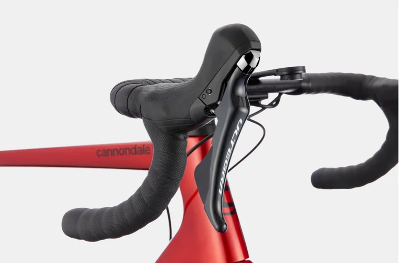 2021 Cannondale SuperSix EVO Hi-MOD Disc Ultegra Road Bike in Red-1