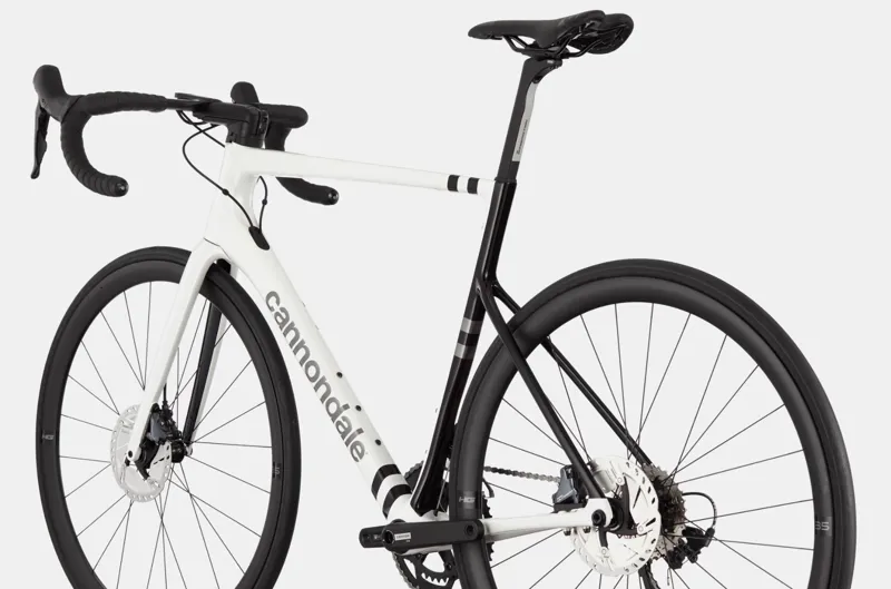 2021 Cannondale SuperSix EVO Carbon Disc Ultegra Road Bike in White-2