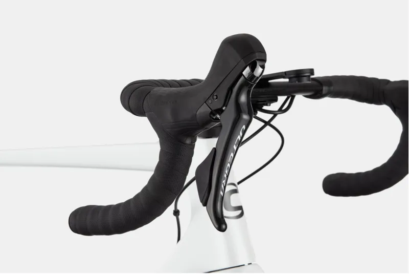 2021 Cannondale SuperSix EVO Carbon Disc Ultegra Road Bike in White-1