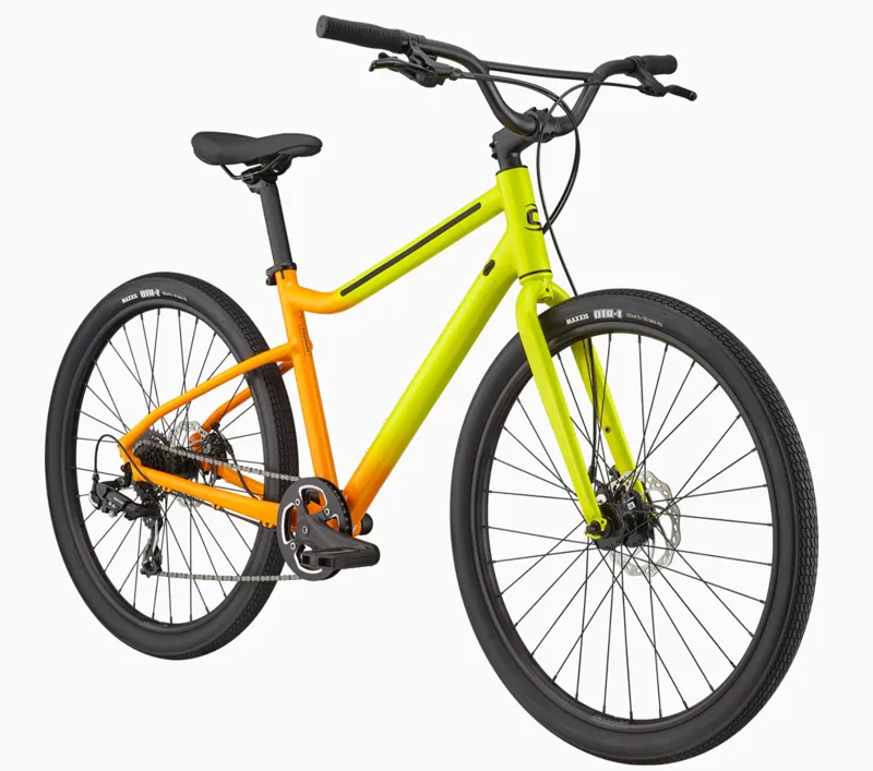 2021 Cannondale Treadwell 3 Ltd Hybrid Bike in Yellow-5