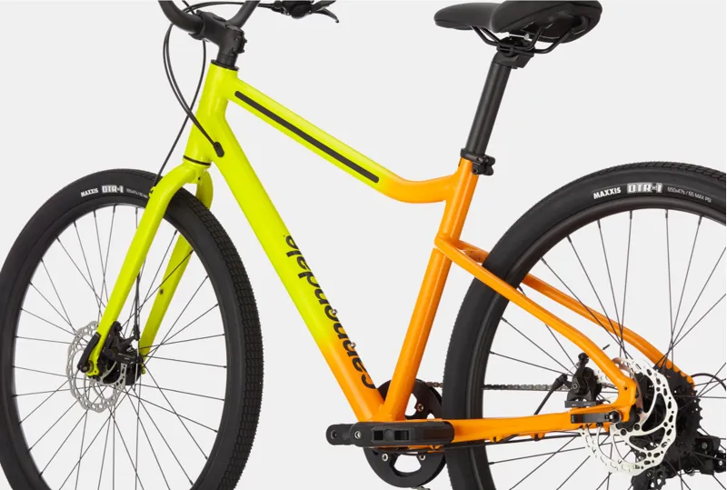 2021 Cannondale Treadwell 3 Ltd Hybrid Bike in Yellow-2