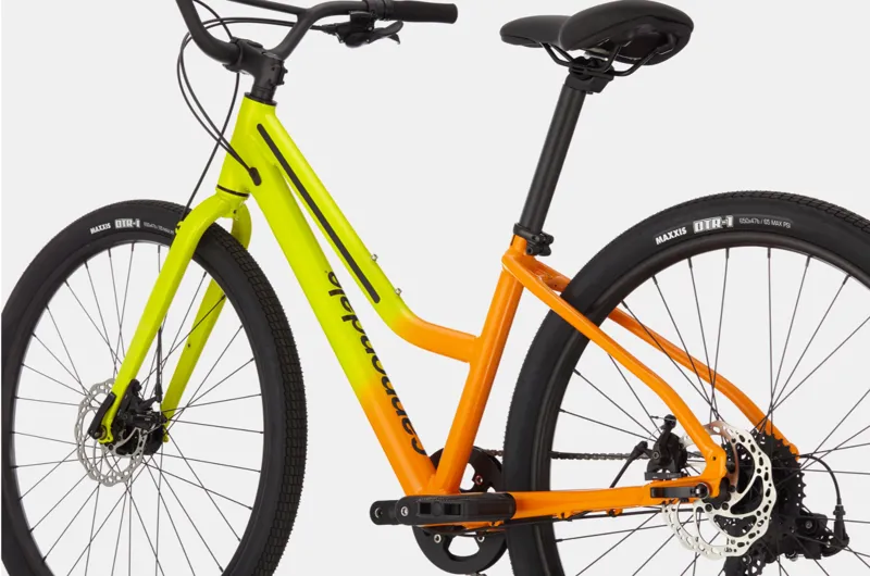 2021 Cannondale Treadwell 3 Remixte Ltd Hybrid Bike in Yellow-2
