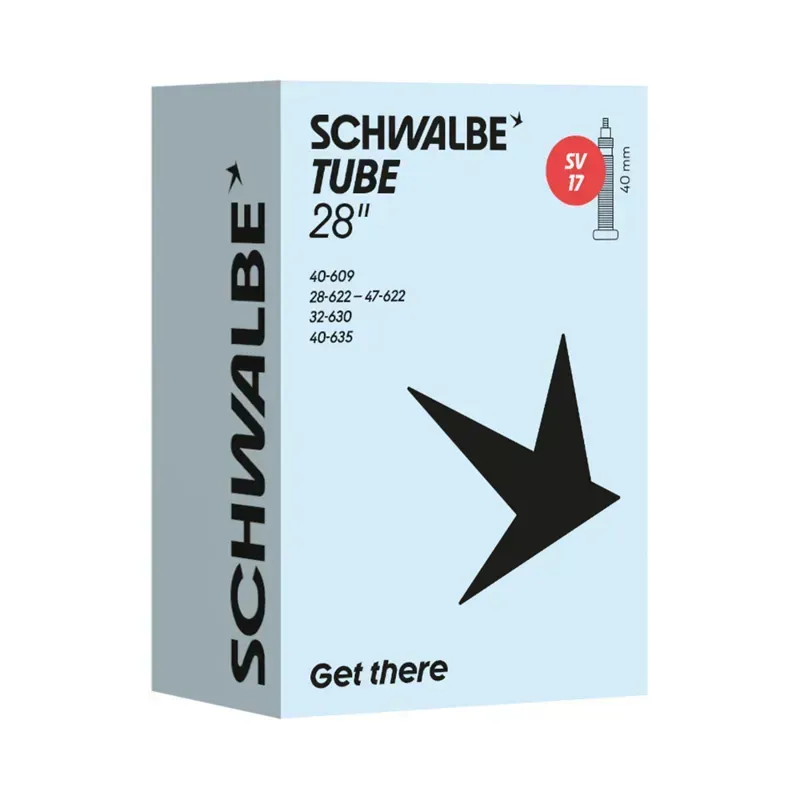 Schwalbe SV17 Tube 700c 700x28-47c in Light-Blue-1