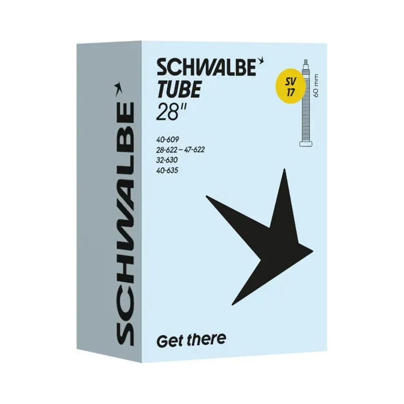 Schwalbe SV17 Tube 700c 700x28-47c in Light-Blue