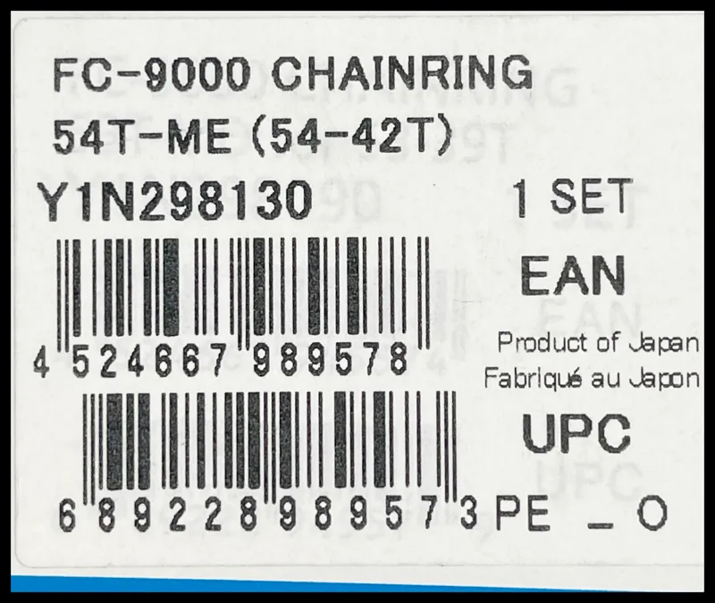 Shimano FC-9000 Chainring 54T ME for 54-42T-2