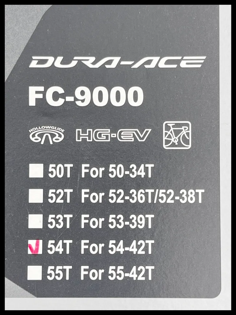 Shimano FC-9000 Chainring 54T ME for 54-42T-3