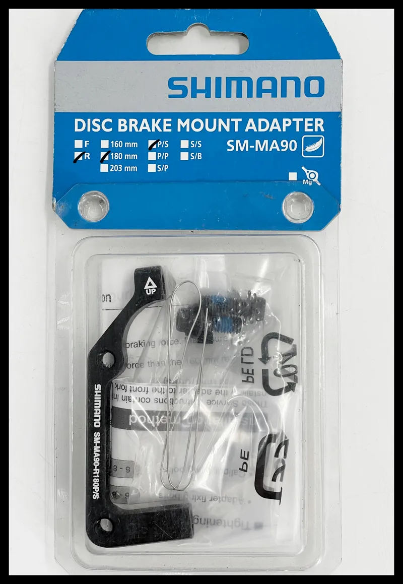 Shimano XTR M985 Adapter for Post Type Calliper for 180mm IS Frame Mount