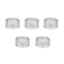 Wolf Tooth 5-pack 15mm Precision Headset Spacers in Silver 
