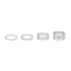 Wolf Tooth Precision Headset Spacer Kit in Silver