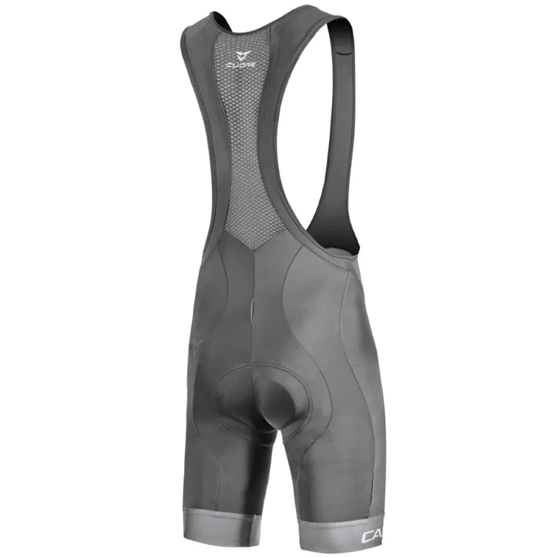 2022 Cadex Silver Bib Short Mens in Black-1