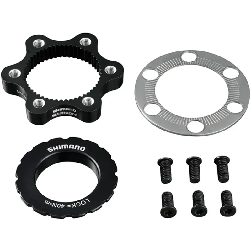 Shimano Spares RTAD05 6-bolt Rotor to Centre-Lock Hub Disc Adapter