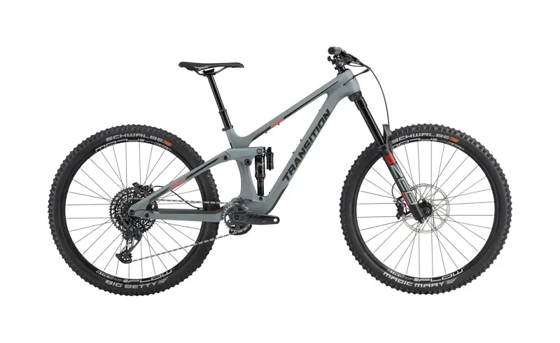 Transition Spire Carbon GX Mountain Bike w/TRP Brakes in Primer Grey