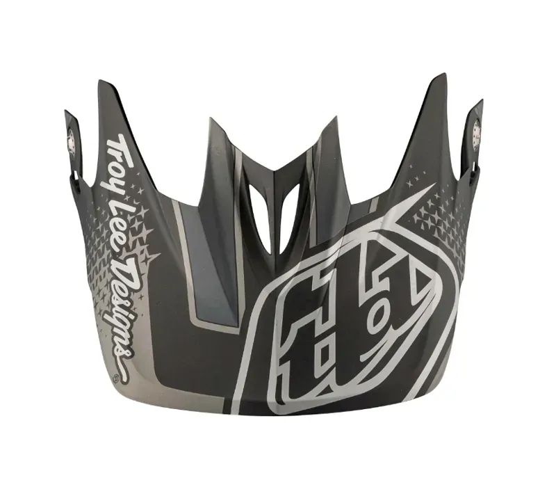 Troy Lee Designs D3 Helmet Replacement Visor in Starburst Black