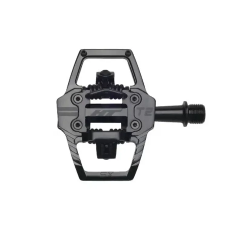 HT Components T2-SX 9/16-inch BMX Pedals in Stealth Black