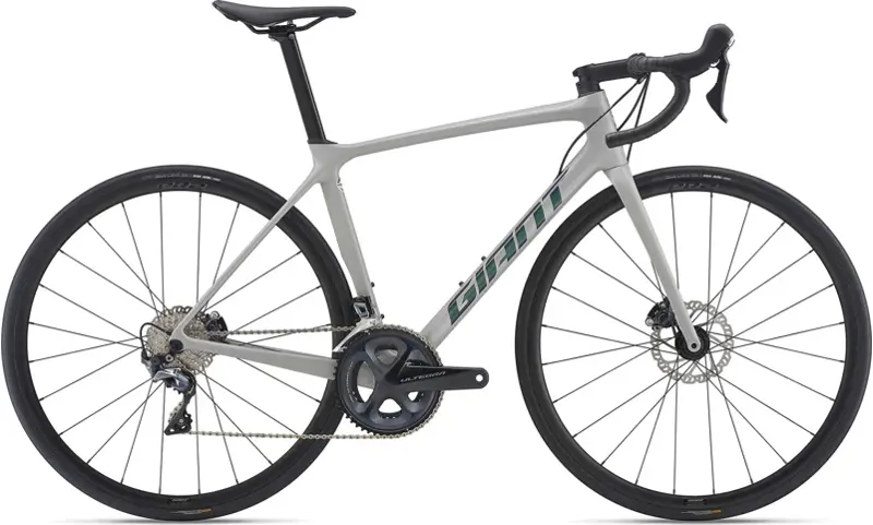 2021 Giant TCR Advanced 1 Disc Carbon Road Race Bike in Grey