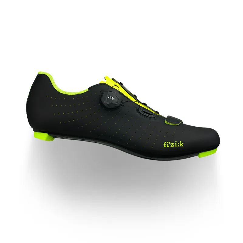 Fizik R5 Tempo Overcurve Road Shoe in Yellow 