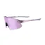 Tifosi Vogel SL Single Lens Sunglasses in Crystal Purple/Violet Mirror