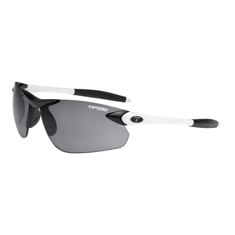 Tifosi Seek FC Fototec Smoke Lens Sunglass in White