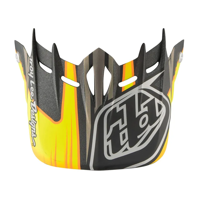 Troy Lee Designs D2 Helmet Replacement Visor in Pulse Black