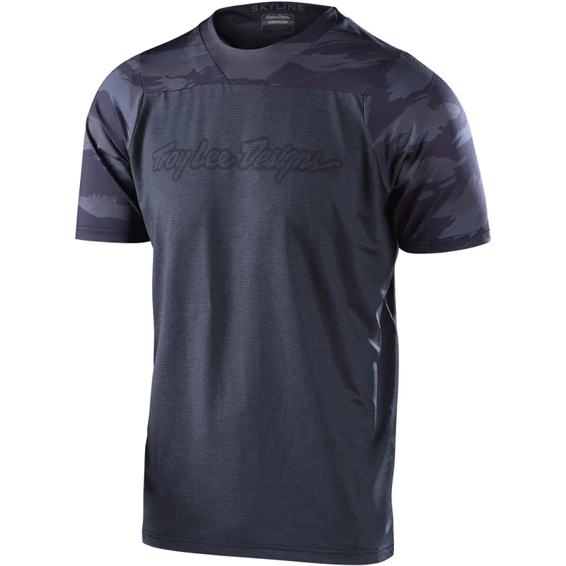 Troy Lee Designs Skyline Short Sleeve Jersey in Solid - Heather