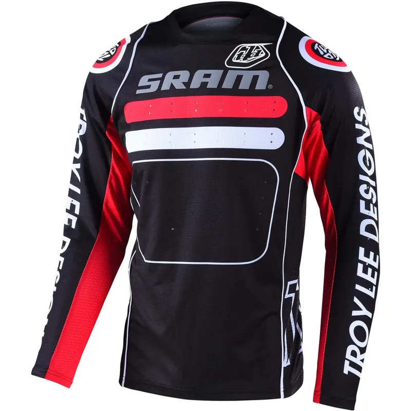 Troy Lee Designs Sprint Jersey in Drop In SRAM - Black