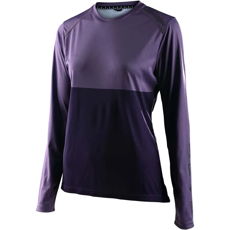 Troy Lee Designs Women's Lilium Long Sleeve Jersey in Orchid/Purple