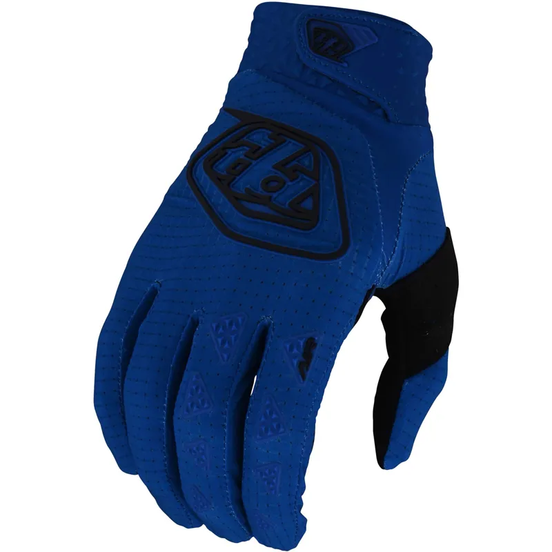 Troy Lee Designs Air Youth Mountain Bike Gloves in Solid Blue